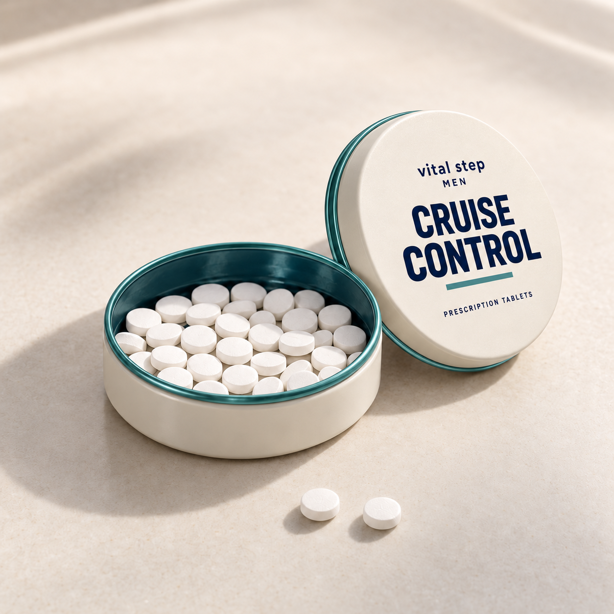 Vital Step Men Cruise Control tablet tin