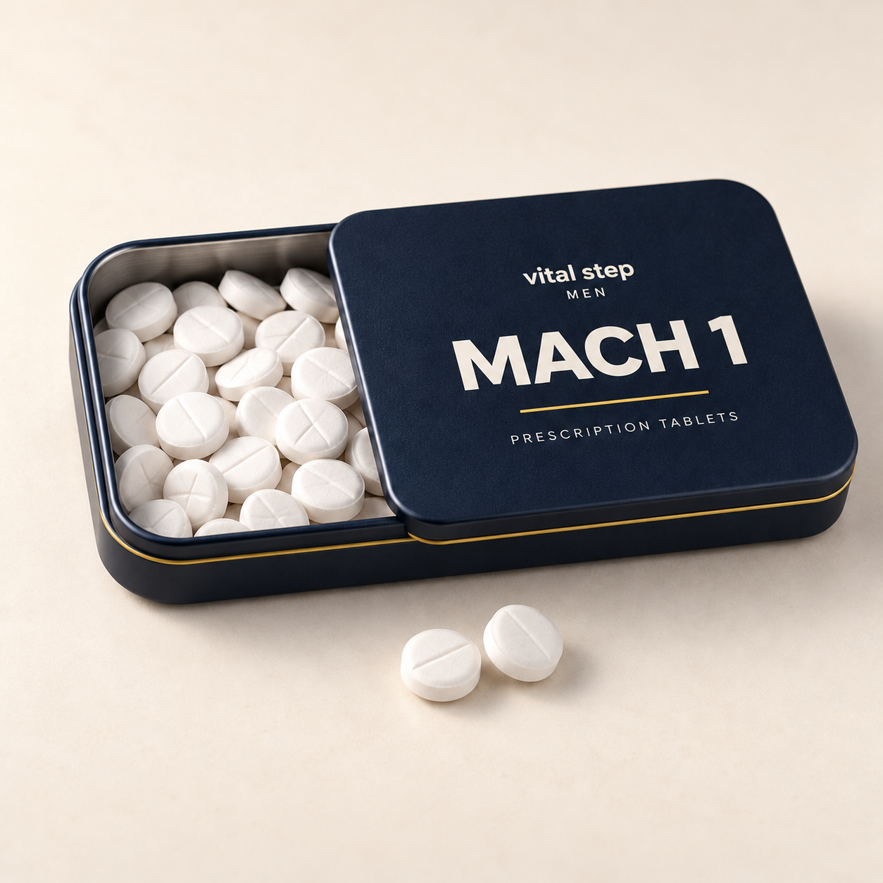 Vital Step Men Mach 1 tablet tin