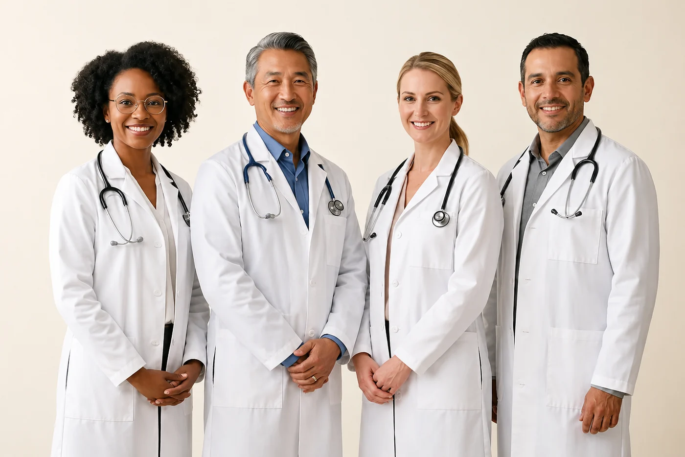 Medical providers in a clinical setting